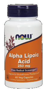 Alpha Lipoic Acid (60 Vcap 250 mg) NOW Foods